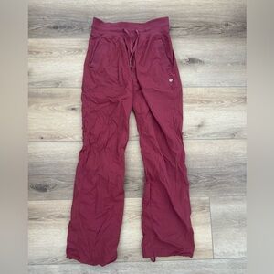 Lululemon Red dance studio pants size 4